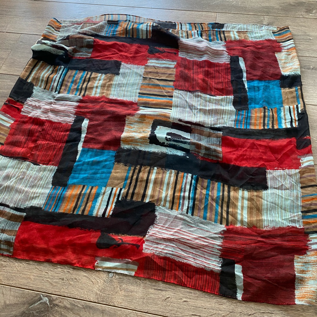 Patchwork Infinity Scarf